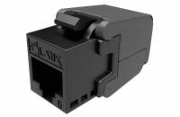 SOLARIX MULTIPACK 24ks Keystone Solarix CAT6 UTP RJ45 černý samořezný SXKJ-6-UTP-BK-SA Solarix keystone c6 UTP RJ45 černý samořezný SXKJ-6-UTP-BK-SA, balení 24ks