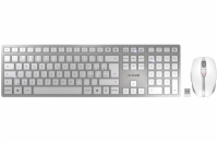 CHERRY set klávesnice + myš DW 9100 SLIM/ bezdrátový/ USB/ bíly/ CZ+SK layout