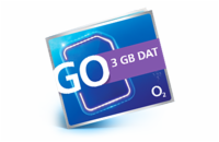 O2 Předplacená karta GO 3GB DAT