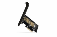 AXAGON PCEM2-N, PCIe x4 - M.2 NVMe M-key slot adaptér, vč. LP