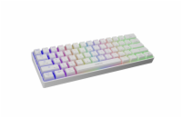 Genesis herní klávesnice THOR 660 RGB/Bezdrátová Bluetooth/US layout/Bílá