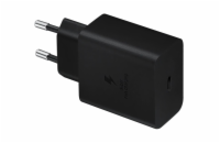 Samsung cestovní nabíječka EP-T4510XBE, Fast Charging 45W, USB-C + datový kabel USB-C, černá