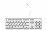 DELL klávesnice KB216/ multimediální/ německá/ GER/ DE/ USB/ drátová/ bílá