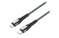 Colorway Datový Kabel USB-C/ Apple Lightning/ 3A/ Fast Charging / 1m/ Šedivý