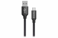 Colorway Datový Kabel USB/ USB-C / 2.4A/ 2m/ Černý