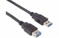 PremiumCord Prodlužovací kabel USB 3.0 Super-speed 5Gbps A-A, MF, 9pin, 0,5m