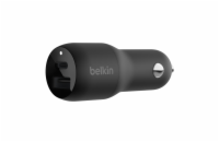 Belkin BOOST CHARGE™ 37W Duální Power Delivery PPS nabíječka do auta - 25W USB-C & 12W USB-A, černá