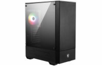 MSI skříň MAG FORGE 112R/ bez zdroje/ levé temperované sklo/ 4x 120 mm A-RGB fan/ 2x USB3.0/ černá