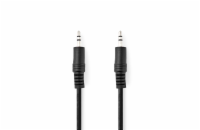 JACK kabel 3,5mm stereo, vidlice - 3,5mm vidlice 0,5m CAGT22000BK05