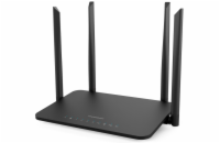 THOMSON dvoupásmový router THWR 1200/ Wi-Fi 802.11a/b/g/n/ac/ 1200 Mbit/s/ 2,4GHz a 5GHz/ 4x LAN/ 1x WAN/ 1x USB/ černý