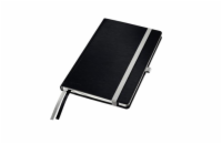 LEITZ Zápisník  STYLE A5, tvrdé desky, čistý, saténově černá