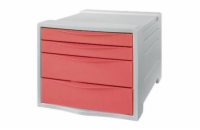 NOBO Zásuvkový box Esselte Colour Breeze, korálová