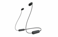 Sony WI-C100, bezdrátová sluchátka do uší, tmavošedá