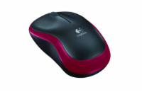 Logitech Wireless Mouse M185 - EWR2 - RED
