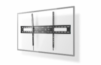 NEDIS nástěnný TV držák/ 60 - 100"/ nosnost 75 kg/ vzdálenost od stěny 30,5 mm/ fixní/ ocel/ černý