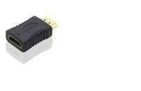 PremiumCord adaptér HDMI  - HDMI  (F/M), krátká, zlacené konektory
