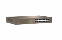 Tenda TEG1016D - 16-port Gigabit Ethernet Switch, 10/100/1000 Mbps, Fanless, Rackmount, Kov