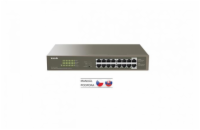 Tenda TEG1116P-16-150W 16xRJ45 Switch s 16xPoE 802.3af/at, 10/100/1000Mbps, 135W