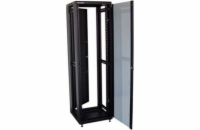 XtendLan 47U/800x1000 stojanový, černý, skleněné dveře, plná záda