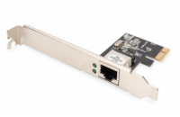 DIGITUS Gigabit Ethernet PCI Express síťová karta, nízkoprofilový držák, Realtek RTL8111H