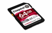 Kingston SDXC UHS-II 64 GB MLPR2/64GB Kingston SDXC karta 64GB Canvas React Plus SDHC UHS-II 300R/260W U3 V90 for Full HD/4K/8K