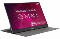 ViewSonic VX1755 OMNI - přenosný mon./ 17,2"/ IPS/16:9/ 1920x1080/4ms/ 144Hz/ 250cd/m2/ miniHDMI/ 2xUSB-C/ integ. stojan