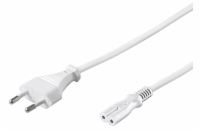 PREMIUMCORD Kabel síťový 230V k magnetofonu 2m bílý