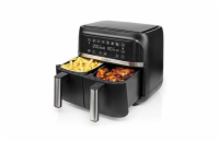 NEDIS multifunkční horkovzdušná fritéza/ objem  2x 3,8 L/ 60 min. časovač/ 6 přednastavených programů/ výkon 2850 W