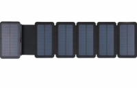 Sandberg Solar 6-Panel Powerbank 20000mAh, solární nabíječka, černá