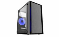 Gembird Fornax 960 CCC-FORNAX-960B - Gaming design PC case 3x12cm fans blue