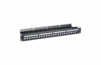 LEGRAND LINKEO C Modulární neosazený patch panel 1U pro 24x RJ45, pro keystone Cat.6A/6/5e