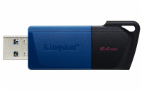 KINGSTON 64GB DataTraveler Exodia M 64 GB USB 3.2 1. generace (černá + modrá)