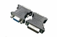 Gembird adaptér DVI-A (M) na VGA 15-pin HD - 3 řady (F), černý