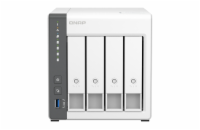 QNAP TS-433-4G (ARM 4core 2,0GHz, 4GB RAM, 4x SATA, 1x GbE, 1x 2,5GbE, 2x USB 2.0, 1x USB 3.2)