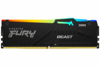 KINGSTON DIMM DDR5 32GB 5200MT/s CL40 FURY Beast Černá RGB