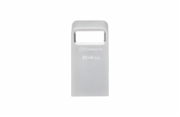 Kingston Flash Disk 64GB DataTraveler Micro 200MB/s Metal USB 3.2 Gen 1