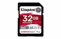 Kingston Canvas React Plus/SDHC/32GB/300MBps/UHS-II U3 / Class 10
