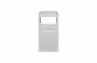 Kingston DataTraveler Micro 256GB DTMC3G2/256GB Kingston Flash Disk 256GB DataTraveler Micro 200MB/s Metal USB 3.2 Gen 1