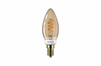 LED žárovka Philips E14 Vintage Classic svíčka B35 3,5-15W SRT4 2000K GOLD