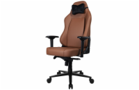 AROZZI herní židle PRIMO Full Premium Leather Brown/ 100% přírodní italská kůže/ hnědá