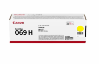 Canon originální vysokokapacitní toner Cartridge 069 H Y žlutý, MF752Cdw, 754Cdw, LBP673Cdw, kapacita 5 500 stran