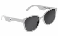 Helmer SG 11 bílé HLMSG11wh HELMER chytré brýle SG 11/ polarizační/ dotykové/ UV 400/ Bluetooth/ repro/ sluchátka/ mikrofon/ bílé