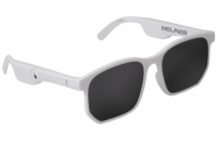 Helmer SG 12 bílé HLMSG12wh HELMER chytré brýle SG 12/ polarizační/ dotykové/ UV 400/ Bluetooth/ repro/ sluchátka/ mikrofon/ bílé