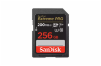 SanDisk SDXC UHS-I U3 256 GB SDSDXXD-256G-GN4IN SanDisk SDXC karta 256GB Extreme PRO (200 MB/s Class 10, UHS-I U3 V30)