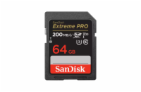 SanDisk SDXC karta 64GB Extreme PRO (200 MB/s Class 10, UHS-I U3 V30)