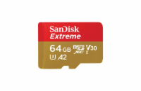 SanDisk Extreme/micro SDXC/64GB/170MBps/UHS-I U3 / Class 10/+ Adaptér