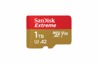 SanDisk micro SDXC karta 1TB Extreme (190 MB/s Class 10, UHS-I U3 V30) + adaptér