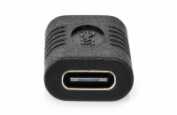 NEDIS USB adaptér/ USB 3.2 Gen 2/ USB-C zásuvka/ USB-C zásuvka/ 10 Gbps/ černý