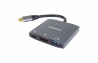 PremiumCord adaptér USB-C na HDMI, USB3.0, PD, rozlišení 4K a FULL HD 1080p