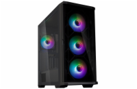 Zalman skříň Z10 Duo / ATX / 4x120 mm ARGB fan / 2xUSB 3.0 / USB-C / tvrzené sklo